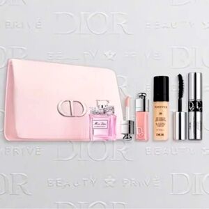 Christian Dior Miss Dior Blooming Bouquet Makeup Set 5pc BeFold Clutch Pouch
